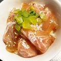 crystaI's cooksnap of when they made 真鯛の漬けどんぶり.
