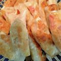 withスマーフ's cooksnap of when they made ＊餃子の皮でじゃがいもチーズスティック＊.