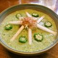 hisosari's cooksnap of when they made オクラ入り麺つゆのネバネバそうめん.