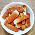 ＊なぁ＊'s cooksnap of when they made パン耳で揚げないバターシュガーラスク♡.