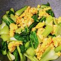 fuka6616's cooksnap of when they made ふわふわ卵と青梗菜♡中華炒め.