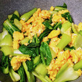fuka6616's cooksnap of when they made ふわふわ卵と青梗菜♡中華炒め.