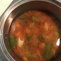 Ruriluru's cooksnap of when they made 超簡単！じゃがいもとねぎのお味噌汁.