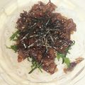なめこおろし's cooksnap of when they made 牛肉のしぐれ煮と大葉のそうめん.