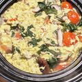 kaiselim's cooksnap of when they made モロヘイヤとトマトのサンラータン風スープ.