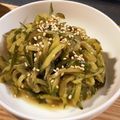 pika3's cooksnap of when they made きゅうり大量消費！きゅうりのキンピラ.