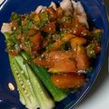 sheher's cooksnap of when they made 豚しゃぶサラダ☆青じそトマトだれ.