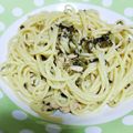 近所に同姓同名's cooksnap of when they made ✽最高✨和風好きさんの高菜ツナパスタ.