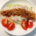 リータ☆'s cooksnap of when they made しっとりゆで鶏＊さっぱり梅ごまソースかけ.