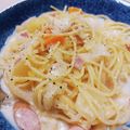 ゆいころままこ's cooksnap of when they made ポトフをリメイク！！簡単スープパスタ！.
