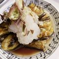 往きつ戻りつ's cooksnap of when they made なすのステーキ特製おろしダレ♪.