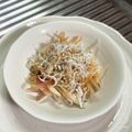 クック4F82Q8☆'s cooksnap of when they made 1分おつまみ！茗荷としらすのごま油あえ.