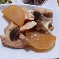 ポニーリボン's cooksnap of when they made 大根と椎茸と鶏胸肉のじ～んわり美味な煮物.