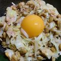 mikekke's cooksnap of when they made キャベツと納豆のツナサラダ.