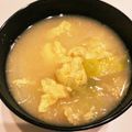 クックCKWZHQ☆'s cooksnap of when they made キャベツと溶き卵・優しい甘味のお味噌汁.