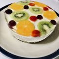 クックD1E4YJ☆'s cooksnap of when they made 華やかで涼しげ～水玉レアチーズケーキ.