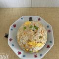 tuxedocat's cooksnap of when they made 鮭とアスパラの彩りチャーハン.