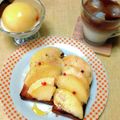 うたかた。's cooksnap of when they made 桃トーストオリーブオイルで.