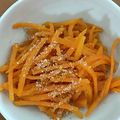 モンブラン's cooksnap of when they made にんじん☆炒めナムル.