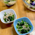 ルぴあ's cooksnap of when they made 小松菜とエノキの辛子醤油和え♪お弁当にも.