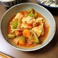クック7YH7SY☆'s cooksnap of when they made ズボラ女子が作る鶏モモ肉のトマト煮.