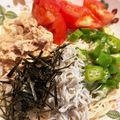 愛猫ベリー's cooksnap of when they made 糖質ゼロ麺でツナマヨそうめん.