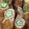 スラっ1's cooksnap of when they made 粘りがはまる。オクラの豚肉巻き.
