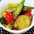 たまさぶろうの部屋's cooksnap of when they made めんつゆとＷおろしで簡単♪野菜の焼き浸し.
