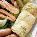くりしぃ's cooksnap of when they made オクラで卵焼き！.