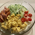 だい☆あお☆まり's cooksnap of when they made 簡単で美味しい！冷やし中華風うどん.