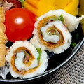 食いしん坊あー's cooksnap of when they made 簡単お弁当☺竹輪の大葉巻き作り置きおかず.