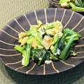Dellaたん's cooksnap of when they made 小松菜の卵炒め.