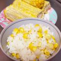 のろよん's cooksnap of when they made 北海道♪こっくりバターのコーンごはん.