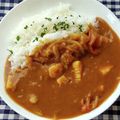 花時計咲いた's cooksnap of when they made えびのココナツカレー(覚書.