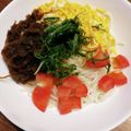 ばたみそーぱん☆'s cooksnap of when they made 大葉香る　ミニトマトともずくのそうめん.