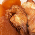 yuktab's cooksnap of when they made 半熟卵乗せ♪鶏手羽元と大根のさっぱり煮♪.