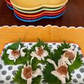 まこさんど's cooksnap of when they made ダイエット！サラダチキンの梅大葉巻き.