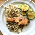 pali's cooksnap of when they made 鮭のケッパー&レモンバターソース.