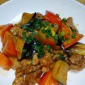 クックJOEさん's cooksnap of when they made 茄子とトマトのさっぱり豚炒め.