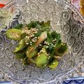 おぐにゃんこ's cooksnap of when they made 大葉・ミョウガ・オクラのサッパリ和え.