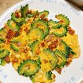 一番星寿美次郎's cooksnap of when they made ゴーヤとウインナーのぺらぺら焼　醤油マヨ.