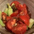 ペンギンinNY's cooksnap of when they made 胡瓜とトマト☆とろろ昆布インサラダ風.