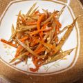 しゅがーぐらいだー's cooksnap of when they made 高血圧予防に☆生姜＋☆減塩きんぴらゴボウ.