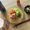 一番星寿美次郎's cooksnap of when they made ちょいピリッと！冷やしごまみそそうめん.