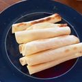 浜辺★'s cooksnap of when they made 餃子の皮で☆くるくるシガレット♪.