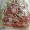 ハニイとムサシ's cooksnap of when they made 【下味冷凍】塩レモン【豚コマ】.
