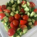 0720まま's cooksnap of when they made トマトときゅうりで食べるドレッシング？！.