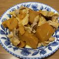 melonty's cooksnap of when they made かぼちゃと豚ばら肉の煮物.