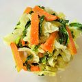 azbjbn's cooksnap of when they made きゃべつとにらと人参の彩りナムル.
