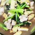 クックM96XDX☆'s cooksnap of when they made 京都人が作る〜小松菜とうすあげの炒め煮〜.